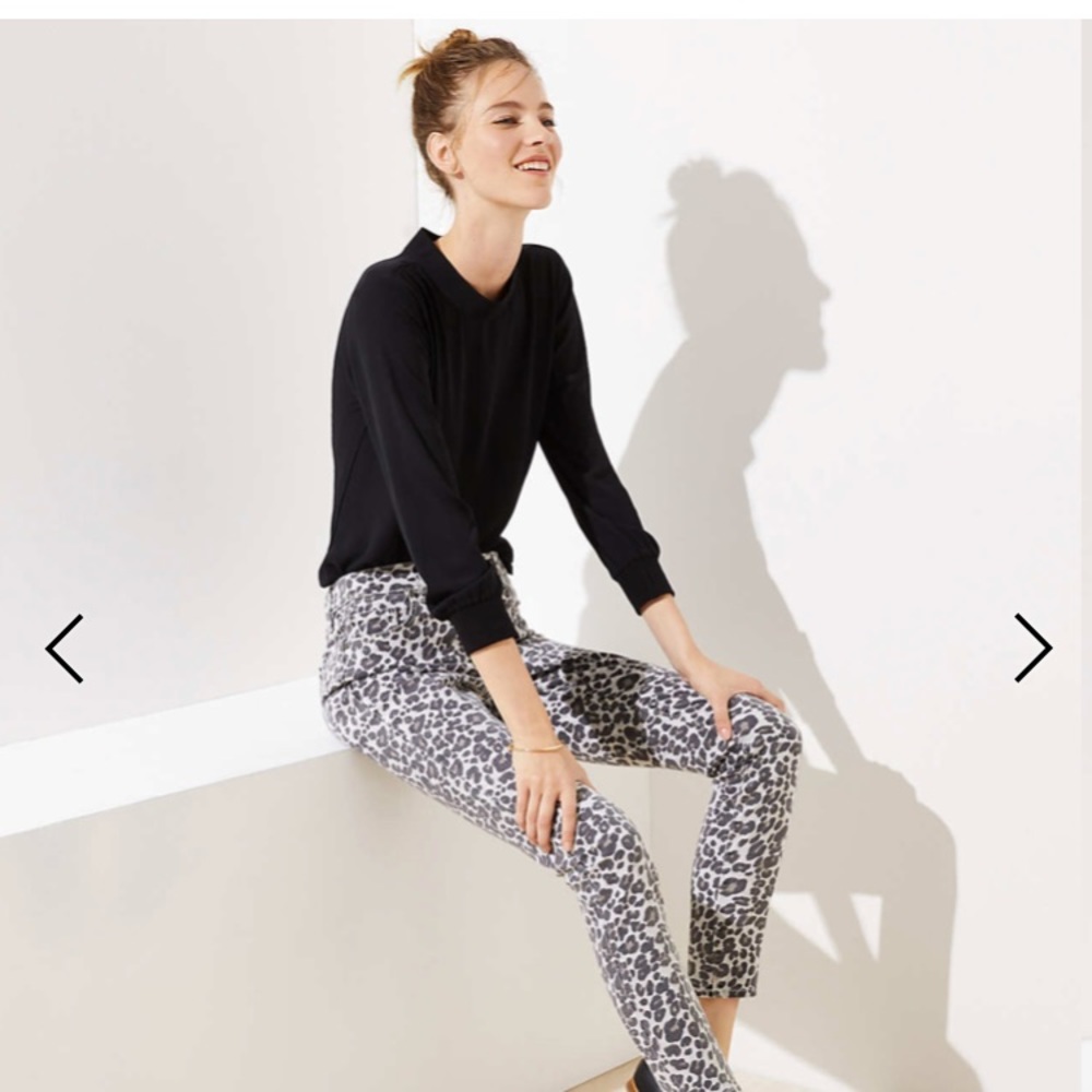 Leopard Print Skinny Jeans
